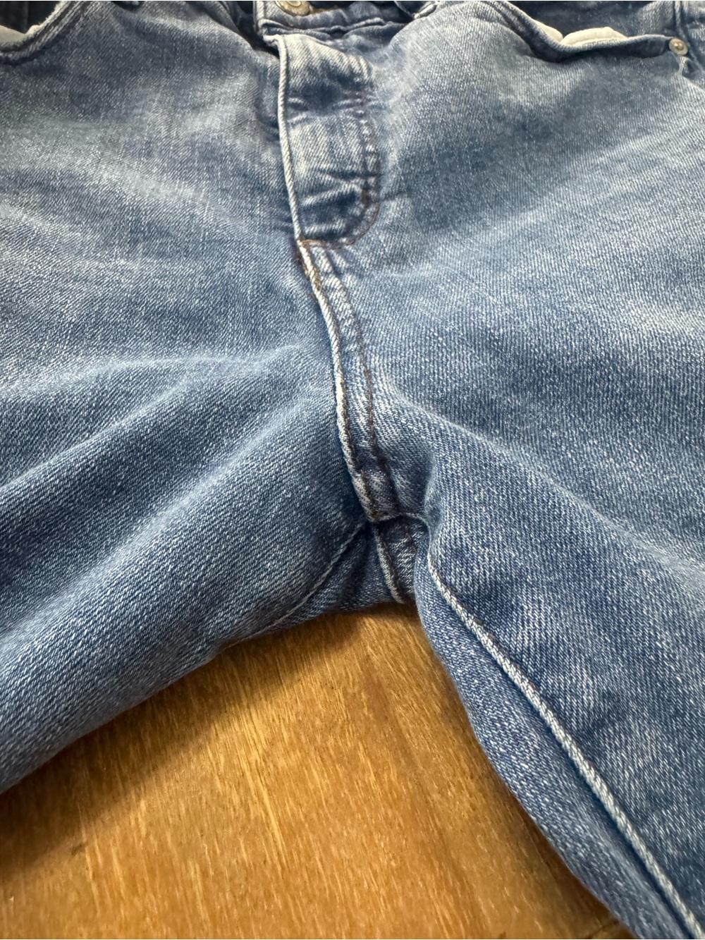 LOFT Medium Blue Flared Jeans - Picture 10 of 10
